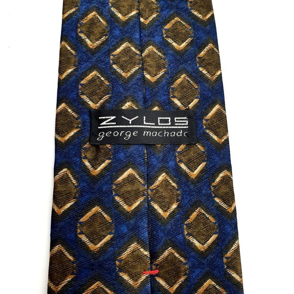 Zylos George Machado Mens Designer Necktie Accessory Office Work Casual Dad Gift - Picture 5 of 5